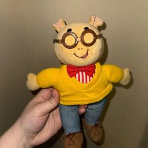 vintage 1995 Arthur the Aardvark plush pbs kids